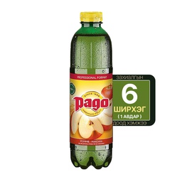 [1001768] Apple juice 1L Pet (PAGO)